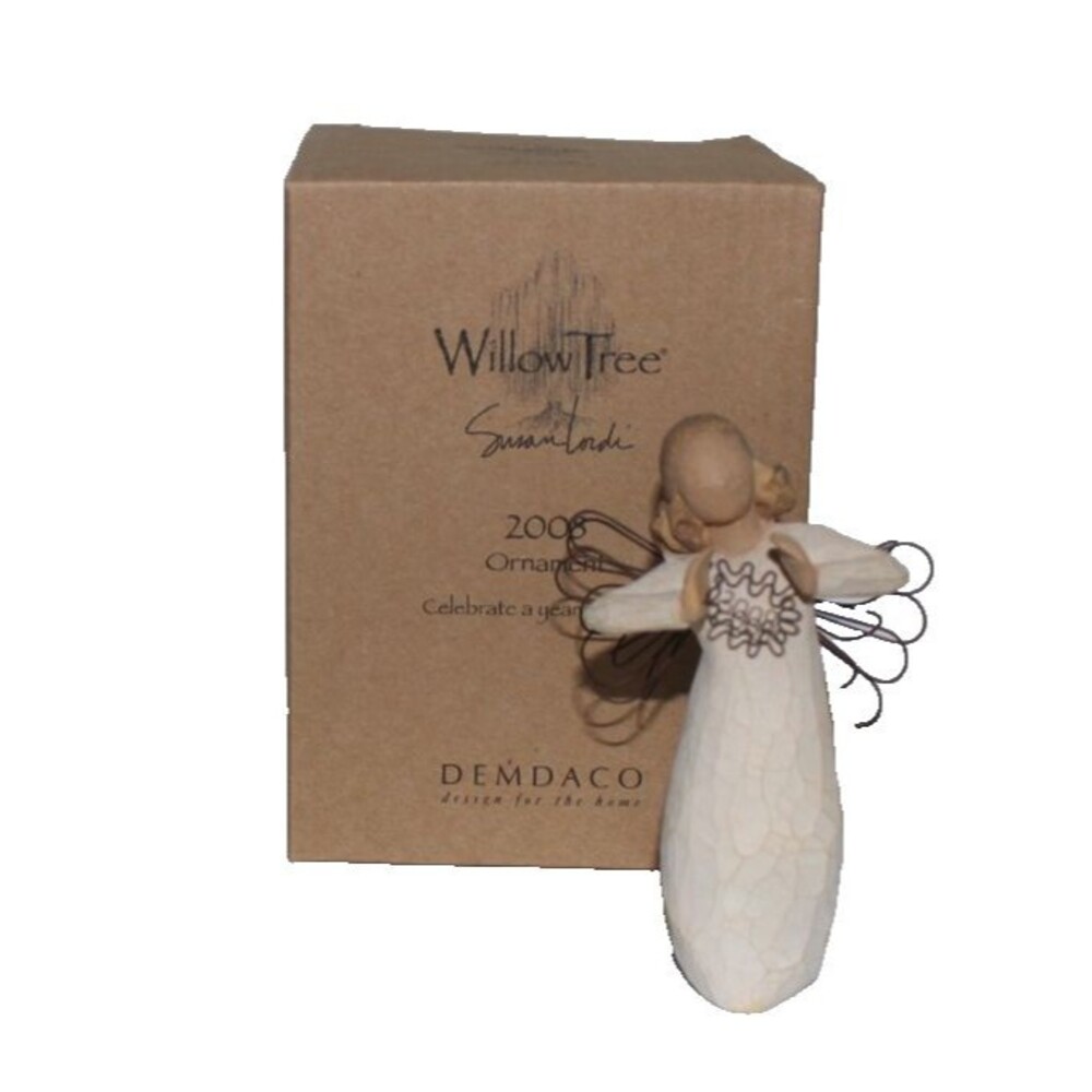 Willow Tree 2008 Demdaco 4 in Angel Christmas Ornament Figurine Susan Lordi